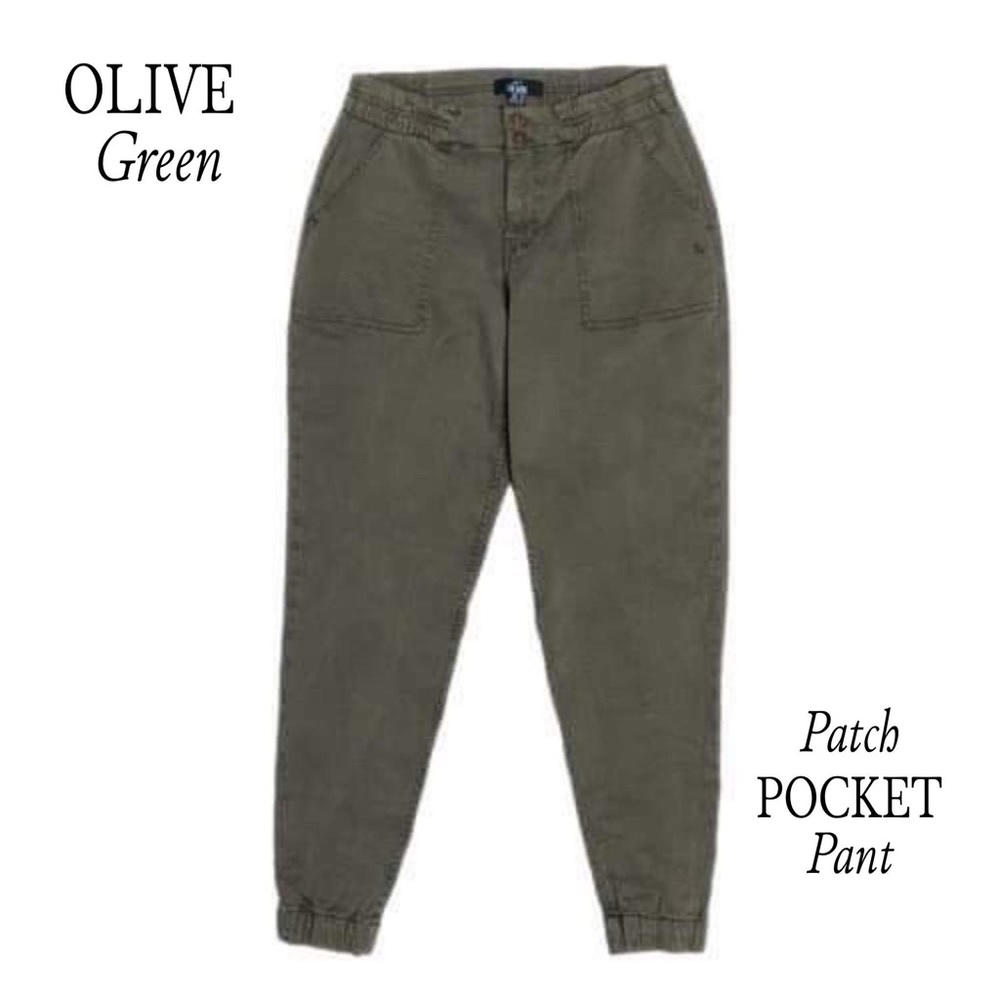 LuLaRoe Olive Green Patch Pocket Pants